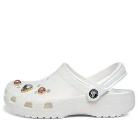 Classic Crystals Clogs “White”