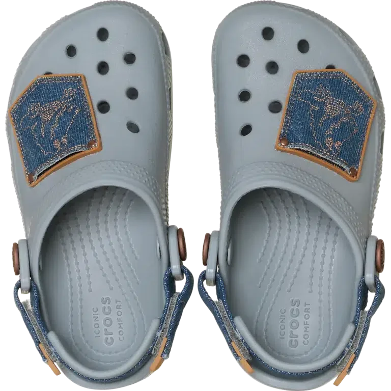 Classic Denim-Clog voor peuters met verstelbare hielband Classic Denim-Clog voor peuters met verstelbare hielband