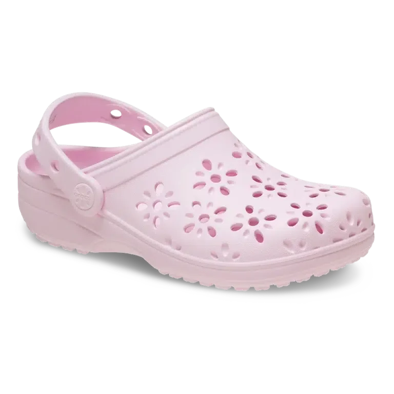 Classic Floral Clog with Cut-Outs for Kids Classic Floral Clog with Cut-Outs for Kids