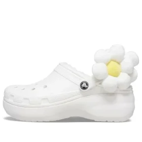 Classic Flower Clogs “White”