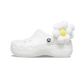 Classic Flower Clogs “White”