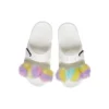 Classic Fur Sure sandalen met 2 bandjes “Wit”