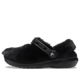 Classic Fur Sure Slip-on Clogs “Black”