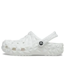 Classic Geometric Clog “White”