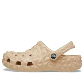 Classic Geometric Clogs “Beige”