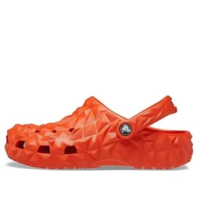 Classic Geometric Clogs “Orange”