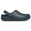 Classic Glitter Black Lined Clogs “Starry Skies”