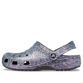 Classic Glitter Clogs “Silver Multi”