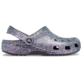 Classic Glitter Clogs “Silver Multi”