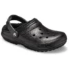 Classic Glitter Lined Clogs “Black”