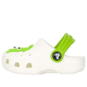 Classic Glow Alien Clog “White Green”