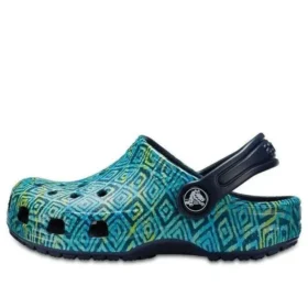 Classic Graphic Clogs “Blue Green”
