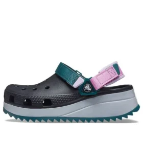 Classic Hiker Clog “Zwart Grijs Teal”