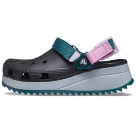 Classic Hiker Clog “Zwart Grijs Teal”