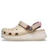 Classic Hiker Clogs “Beige Wit Rood”