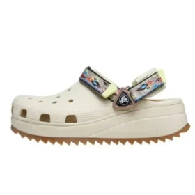 Classic Hiker Ikat Clogs “White Tan”