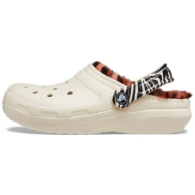 Classic Lined Animal Remix-clog “Zwart”