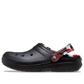 Classic Lined Clog “Black & Red”