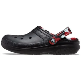 Classic Lined Clog “Black & Red”