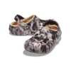 Classic Lined Clog “Black White Beige”