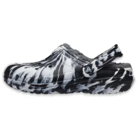 Classic Lined Clog Outdoor Sandalen “Marbled White Black”