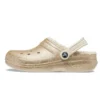 Classic Lined Clogs “Gold White”