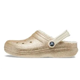 Classic Lined Clogs “Gold White”