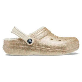 Classic Lined Clogs “Gold White”