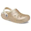 Classic Lined Clogs “Gold White”