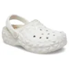 Classic Lined Geometrical Clog “White”