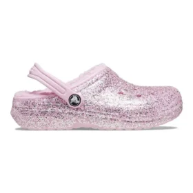 Classic Lined Glitter Clogs “Pink”