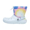 Classic Lined Neo Puff-laarzen “Tie-Dye Mineral Blue”