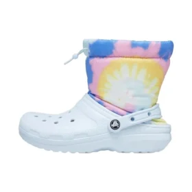 Classic Lined Neo Puff-laarzen “Tie-Dye Mineral Blue”