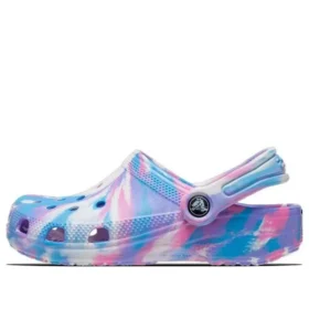 Classic Marbled Clog “Blue Purple Pink”