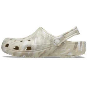 Classic Marbled Clog “Bone & Multi”