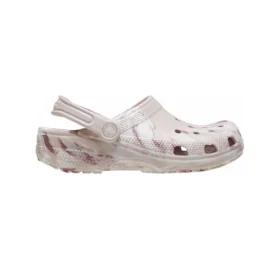 Classic Marbled Clogs “White Pink”