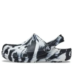 Classic Marbled Clogs “Zwart Wit”