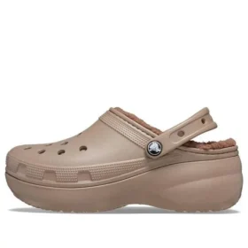 Classic Platform Lined Clogs “Mushroom”
