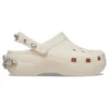 Classic Platform Tiara Clogs “Beige”