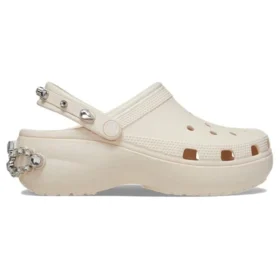 Classic Platform Tiara Clogs “Beige”