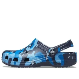 Classic Printed Camo Clogs “Blue Navy”