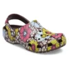 Classic Retro Floral Clogs “Geel-Roze”
