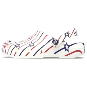 Classic Stars and Stripe Clog “White Multi”