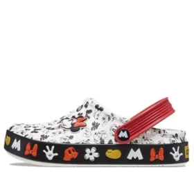Classic x Mickey Mouse Clogs “White Red Black”