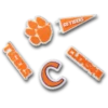 Clemson Univ 5-pack Jibbitz bedels