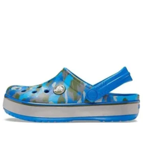 Crocband Camo Reflect Band Clogs “Blue Grey”