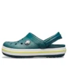 Crocband Clogs “Groen Wit”