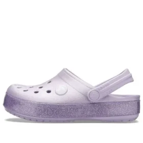 Crocband Clogs met Glitter “Purple”
