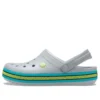Crocband Clogs met rits “Grey Aqua”