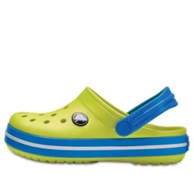 Crocband Clogs met ronde neus “Yellow Blue”